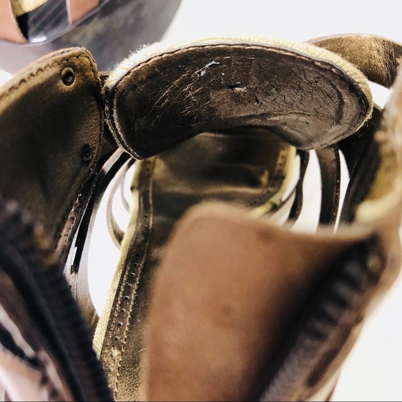 FIRM Sam Edelman Shane Strap Sandal Brown Heel - Picture 8 of 8